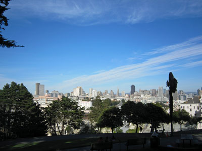 Downtown San Francisco, seen from Alamo Square