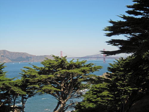 Golden Gate Bridge, seen from Land's End