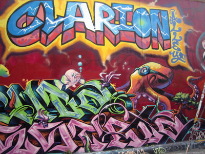 Clarion Alley mural