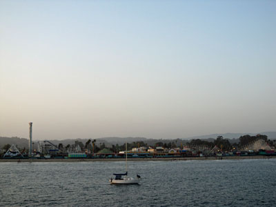 Santa Cruz Harbor, evening